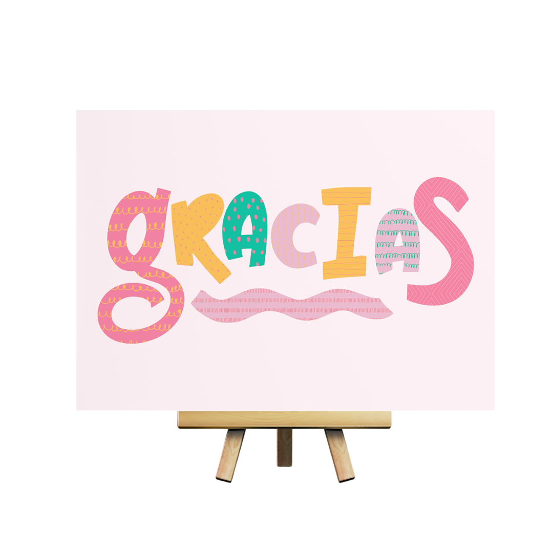 Tarjeta Postal - Gracias