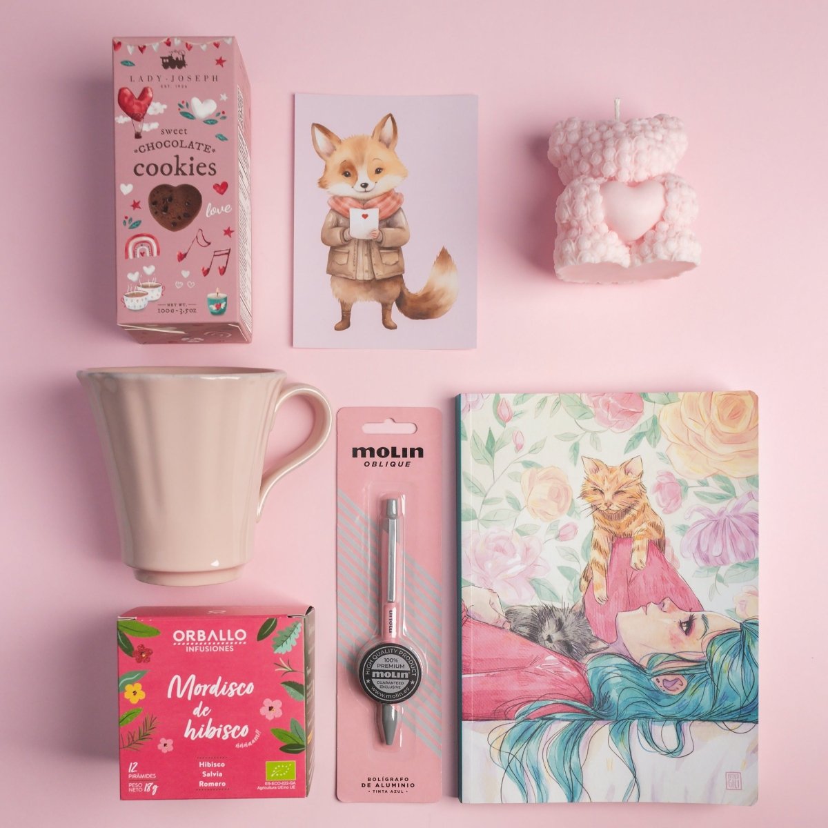 Caja de Regalo: Esencia Rosa - Seasons Box Shop