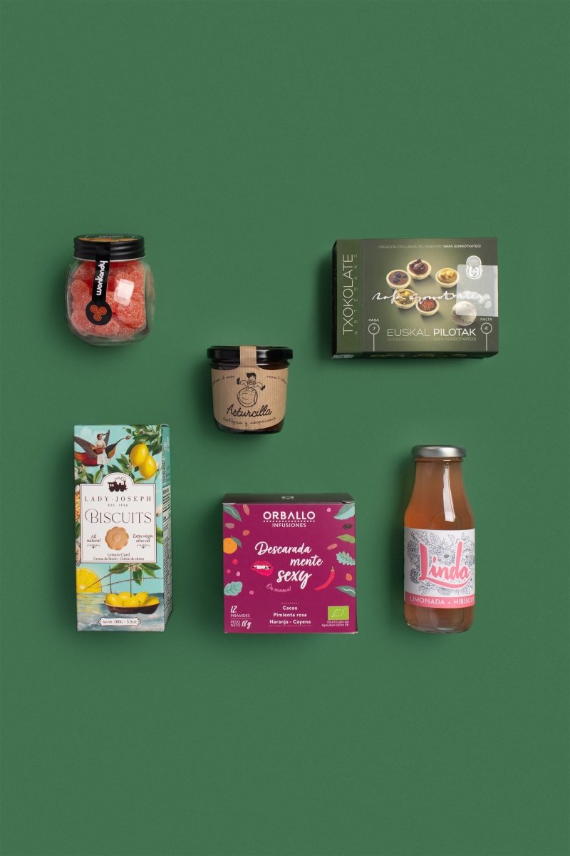 Cesta Gourmet: Pequeños Placeres - Seasons Box Shop