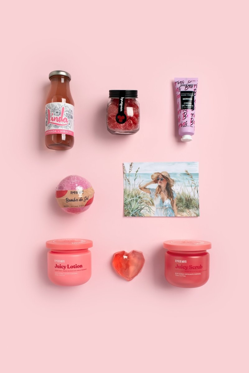 Kit Spa en Casa: Belleza Rosa - Seasons Box Shop