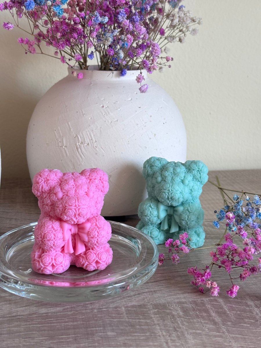 Mini Osito de Wax Melt en Bolsita | Detalles para Bodas, Bautizos y Comuniones - Seasons Box Shop