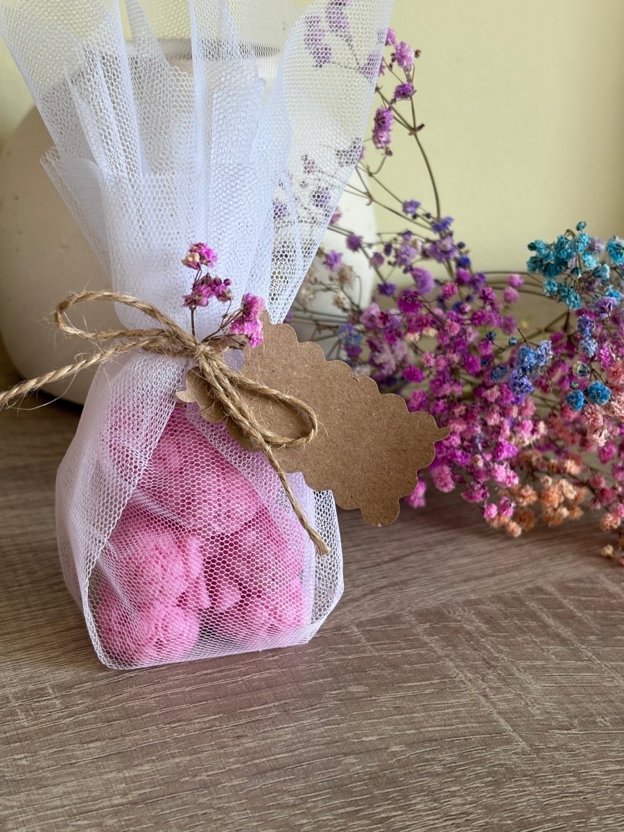 Mini Osito de Wax Melt en Bolsita | Detalles para Bodas, Bautizos y Comuniones - Seasons Box Shop