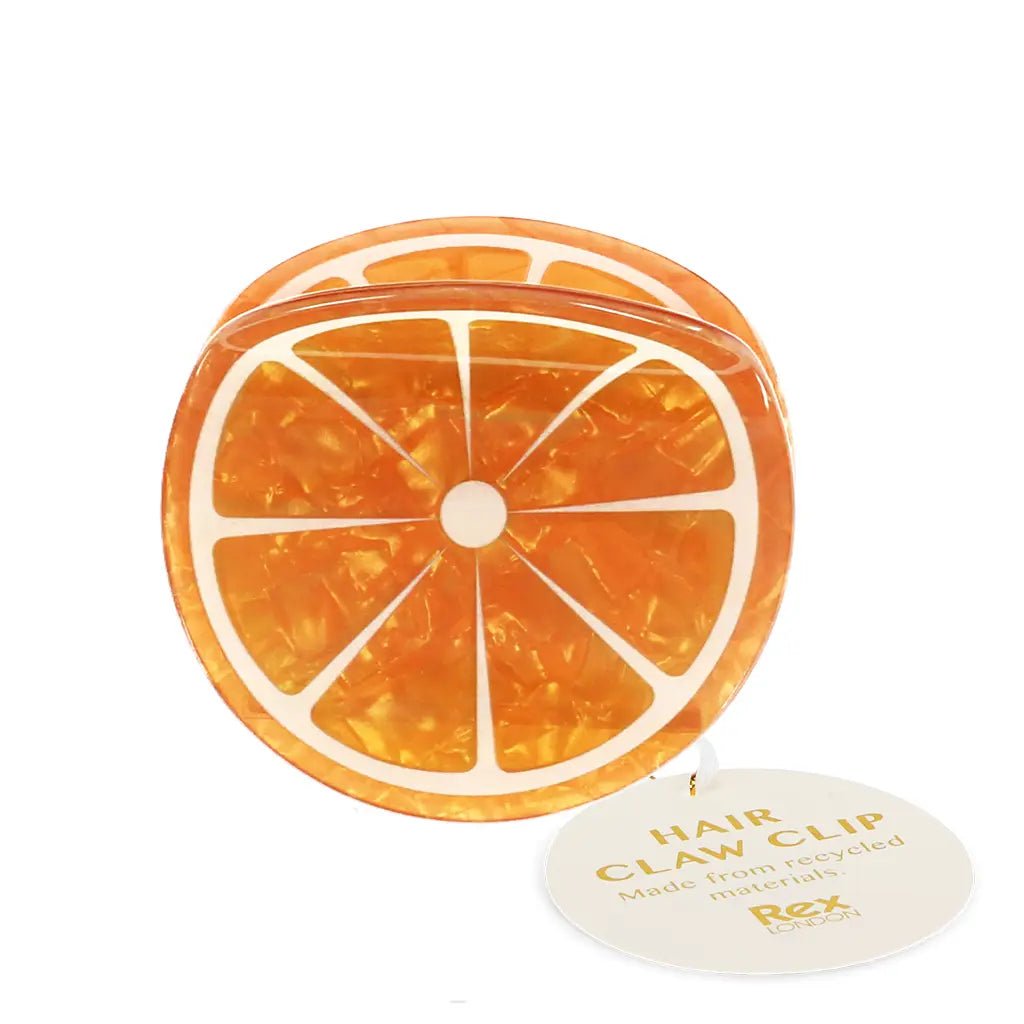 Pinza de Pelo Diseño Naranja - Seasons Box Shop