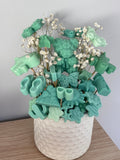 Ramo Decorativo de Wax Melts | Centro Aromático con Figuras y Osito - Seasons Box Shop