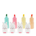Set de 4 Mini Subrayadores Kawaii Diseño Conejito - Seasons Box Shop