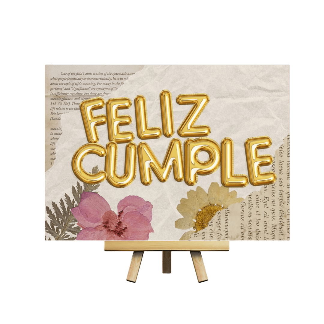 Tarjeta Postal - Feliz Cumple - Seasons Box Shop