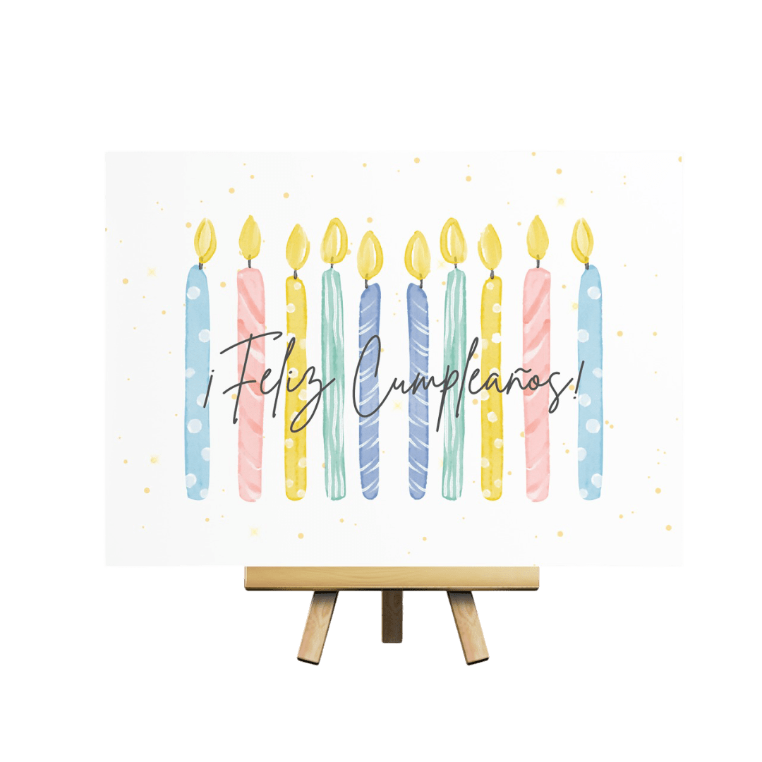 Tarjeta Postal - Velas Cumpleaños - Seasons Box Shop